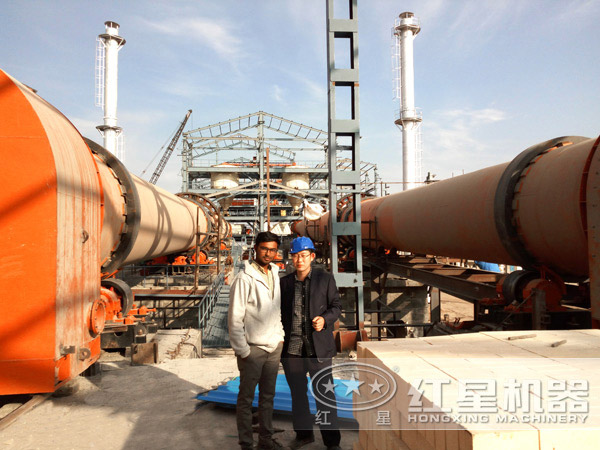 回轉窯作業現場
